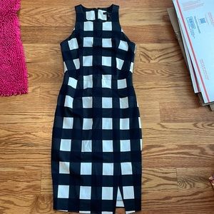 Banana Republic Plaid Pencil Dress